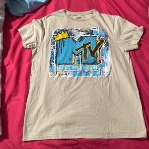 Vintage Medium machine washable mtv mens shirt